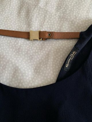 Vestido Massimo Dutti Azul Marino