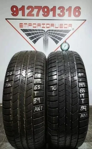 -195 65 14 T BRIDGESTONE RUEDA AL 90% VIDA UTIL