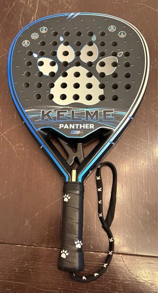 Pala Padel Kelme Panther Negra/Azul