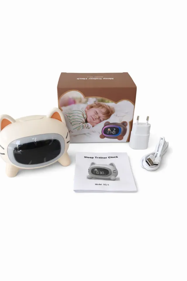 Orologio Sveglia Gatto Trainer del Sonno per Bambini
