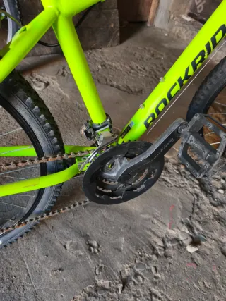 Bicicleta infantil Rockrider verde