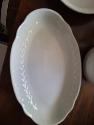 Vajilla Bidasoa Porcelana Blanca