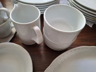 Vajilla Bidasoa Porcelana Blanca