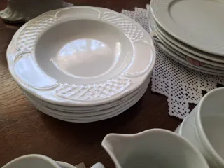 Vajilla Bidasoa Porcelana Blanca