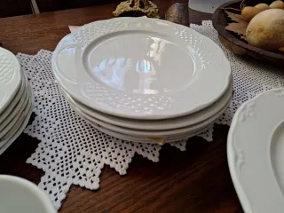 Vajilla Bidasoa Porcelana Blanca