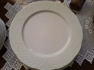 Vajilla Bidasoa Porcelana Blanca