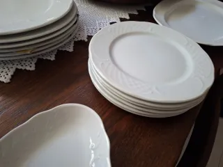 Vajilla Bidasoa Porcelana Blanca