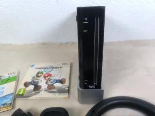 Consola Nintendo Wii Negra + Accesorios