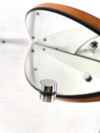 ESPEJO TRÍPTICO VINTAGE. MADERA MACIZA. 60s