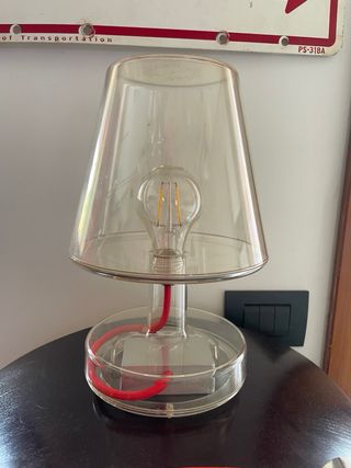 LAMPADA FATBOY TRANSLOETJE DESIGN TRASPARENTE