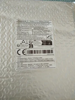 Estación Carga Inalámbrica 3 en 1