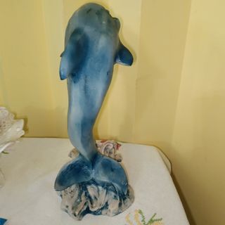 Delfino in ceramica 27 cm peso 1556 kg