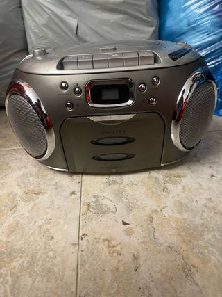 Radio CD Gris/Plata