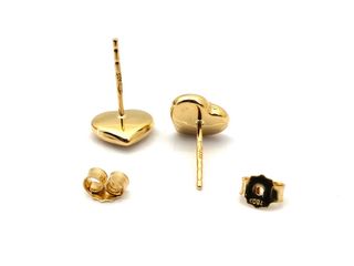 pendientes oro 18k con piedra con onix