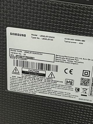 Televisor Samsung Negro