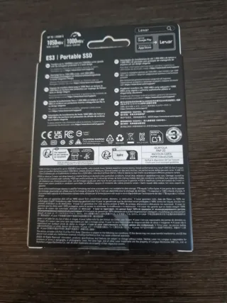 Lexar ES3 SSD 2TB Portátil USB 3.2 Gen 2