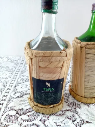 Bottiglie impagliate Centerba Vuote