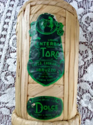 Bottiglie impagliate Centerba Vuote