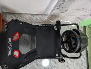 Silla NextLevelRacing+Volante+pedales Thurstmaster
