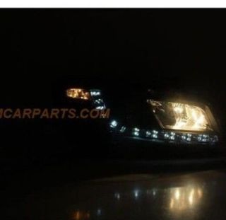 Faros delanteros LED para Fiat Stilo Black
