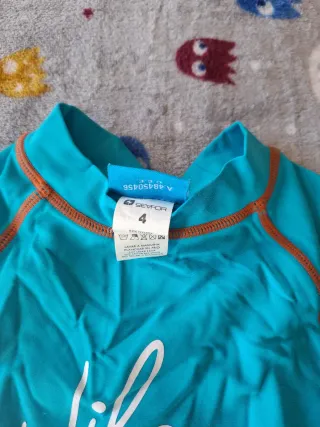 Lote camiseta agua T4 + manguitos NIÑ@