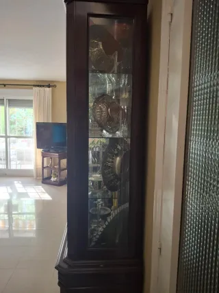 Oferta Vitrina Mueble Madera Cristal. Urge venta