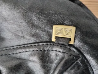 Bolso Adolfo Dominguez Piel Cordero Negro