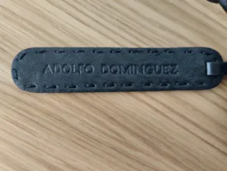 Bolso Adolfo Dominguez Piel Cordero Negro