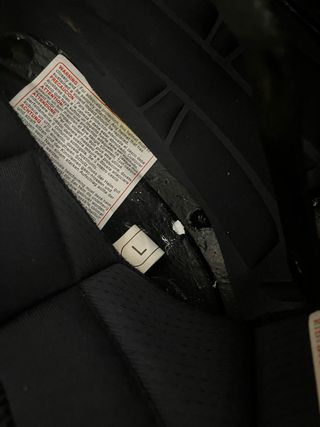 Casco de moto HJC blanco talla L