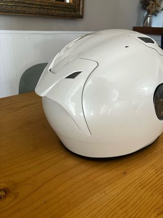 Casco de moto HJC blanco talla L