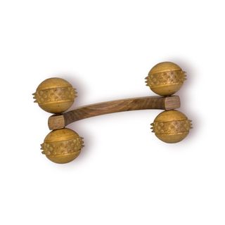 Massajador Corporal Madeira 4 Rolos