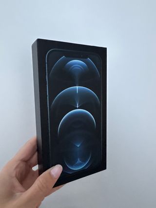 Caja iPhone 12 Pro Max Azul