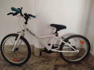 Bicicleta Infantil 20 pulgadas B'TWIN Blanca