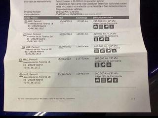 Mazda 5 2.0 gasolina 7 plzs pegatina c verde