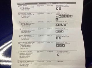 Mazda 5 2.0 gasolina 7 plzs pegatina c verde