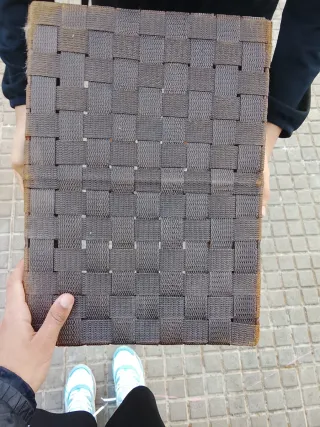 Caja de mimbre para zapatos