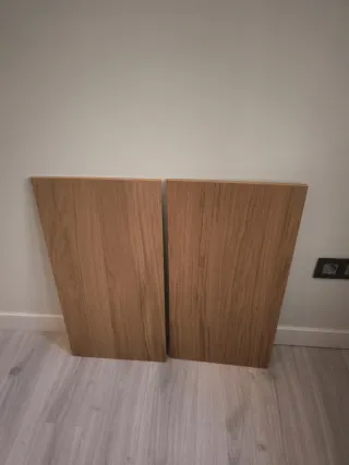 Puertas Mueble Roble con Bisagras