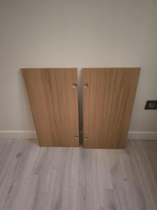 Puertas Mueble Roble con Bisagras