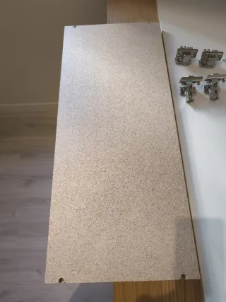 Puertas Mueble Roble con Bisagras