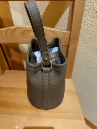 Bolso pequeño piel mujer topo nuevo