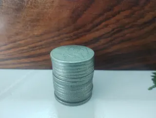 15 Monedas 5 Pesetas España 1957