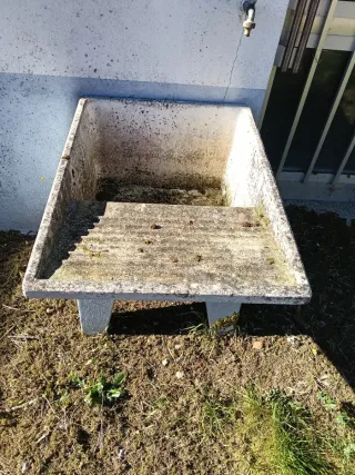 Pileta de lavar antigua