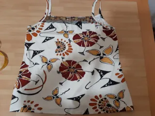 Top Elena Mirò Vintage  94%Viscosa Tg.48 Beige