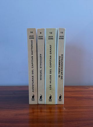 4 libros de Julio Verne