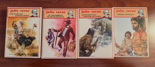 4 libros de Julio Verne