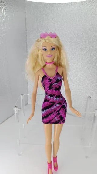 Barbie Fashionista Vestido Rosa