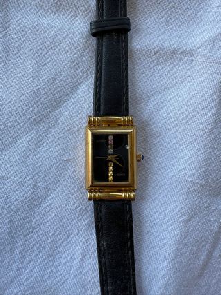 Reloj Benrus Oro Negro con Cristales