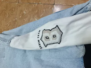 Cazadora Denim Bershka Y2K Mujer