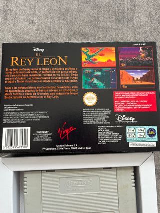 El Rey León Super Nintendo PAL