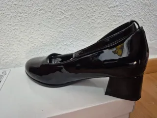 Zapatos Mary Jane Charol Negro - Cucco Dollmod -